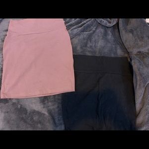 2 charolette russe tight-fitted skirt